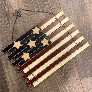 Rustic Flag Door Decor